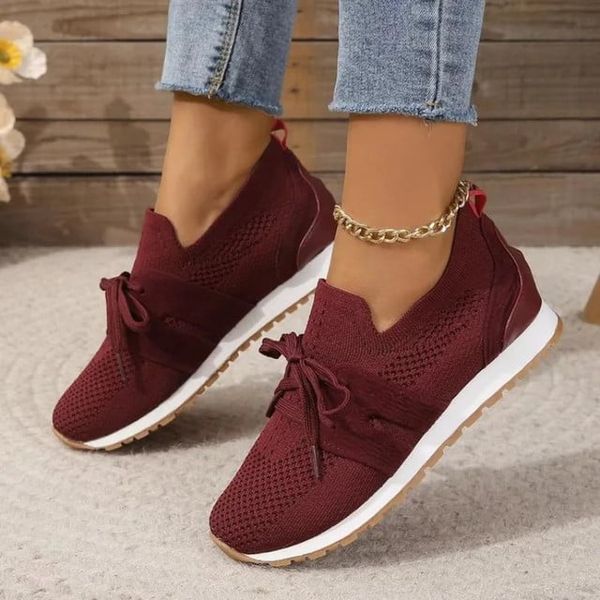 [#1 Trending 2024] PREMIUM 🔥Women's Breathable Flying Woven Sneakers (SALE 70% OFF)