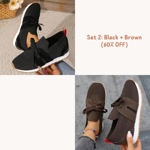 [#1 Trending 2024] PREMIUM 🔥Women's Breathable Flying Woven Sneakers (SALE 70% OFF)