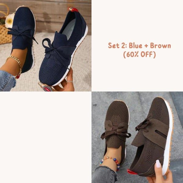 [#1 Trending 2024] PREMIUM 🔥Women's Breathable Flying Woven Sneakers (SALE 70% OFF)